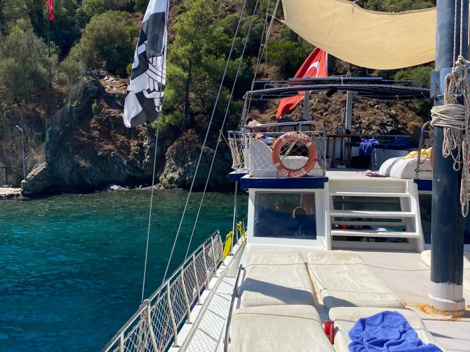 Gulet turunda deniz ve tekne deneyimi